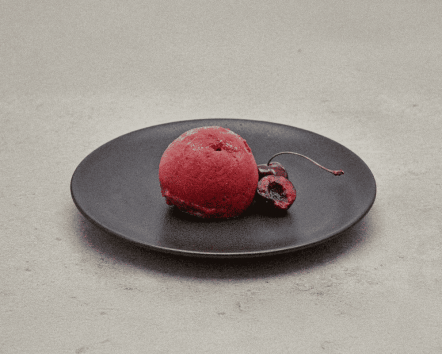 Weichselkirsche Sorbet