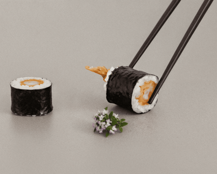 Shrimp Tempura Maki (6 Stk.)