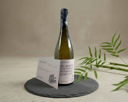 Barfuesser Gutschein CHF50 Franciacorta Shop Packshot 2026 Web