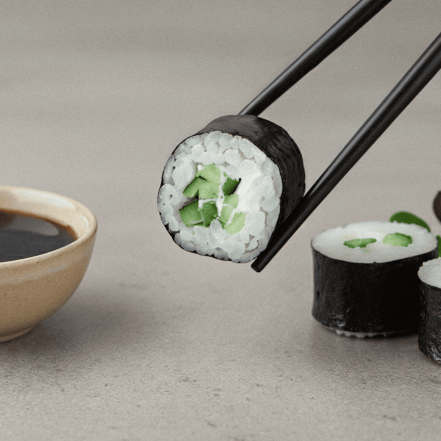 Barfüsser Gurke Frischkäse Hosomaki