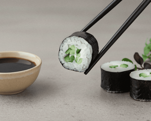 Barfüsser Gurke Frischkäse Hosomaki