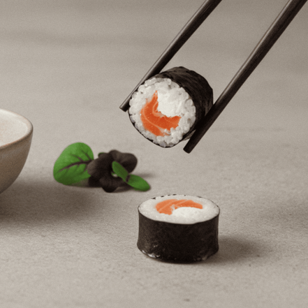 Barfüsser Lachs Frischkäse Hosomaki