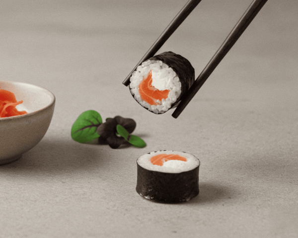 Barfüsser Lachs Frischkäse Hosomaki