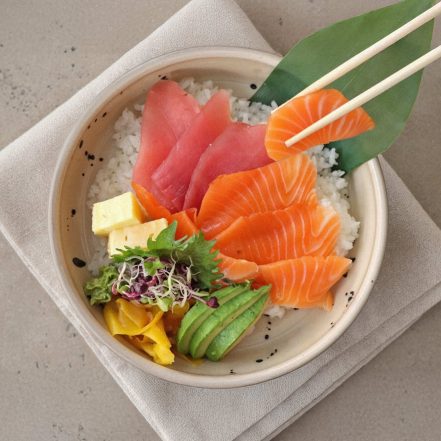 Barfüsser Mittagsmenu Tekkadon Shakedon