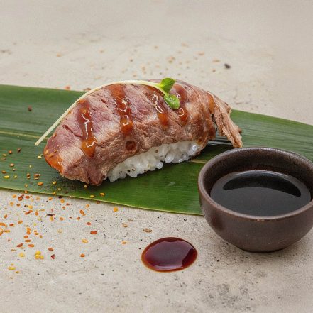 Barfüsser Beef Aburi Nigiri