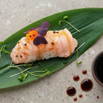 Barfüsser Shake Aburi Nigiri