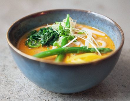 Spicy Veggie Suppe (Vorspeise)